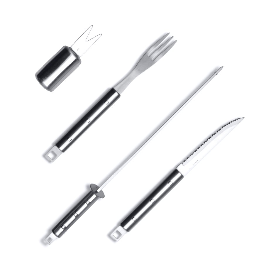 ชุดอุปกรณ์บาร์บีคิวสแตนเลสสตีล BergHOFF รุ่น Outdoor ทนทาน 33 ชิ้น สีเงิน  1108325_2